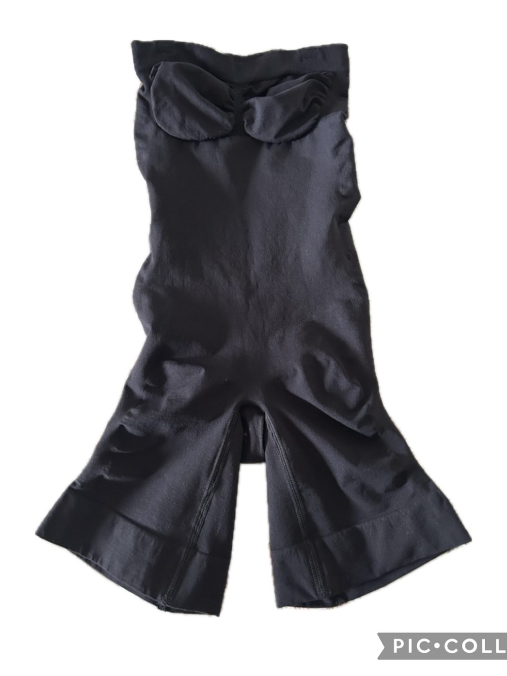 HALARA Black Strapless Shapewear Bodysuit
